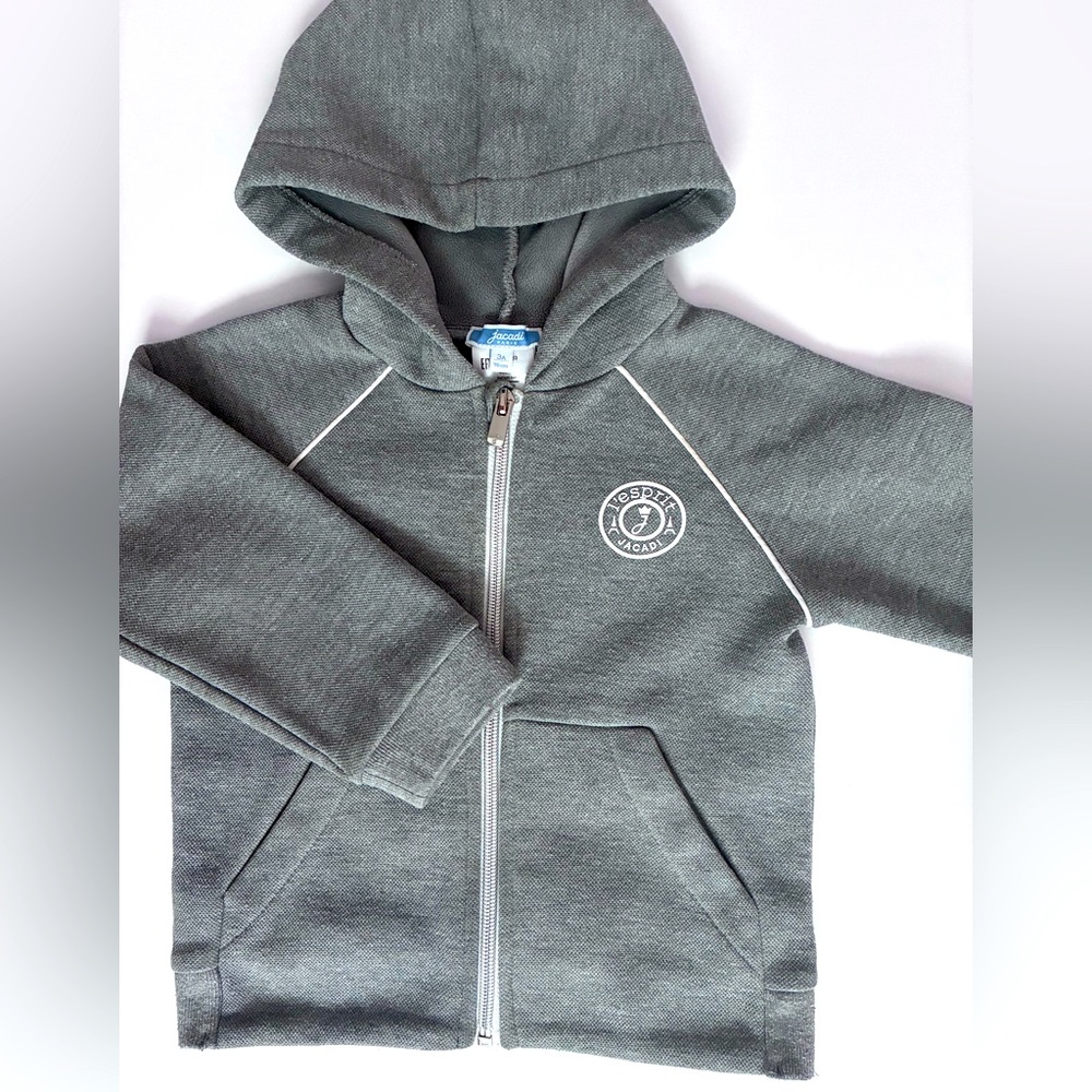 Jacadi Paris 3A Full-Zip Fleece-Lined Hoodie Jacket